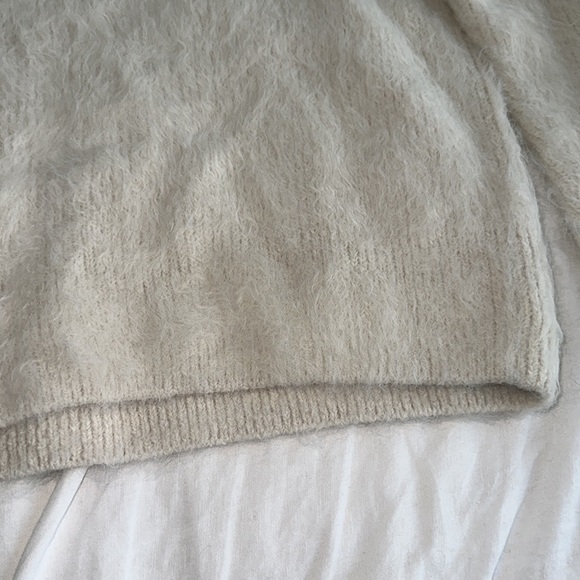 Alexa Chung Alexachung Ivory White Cream Hampton Brushed Alpaca Sweater Jumper - Picture 11 of 17